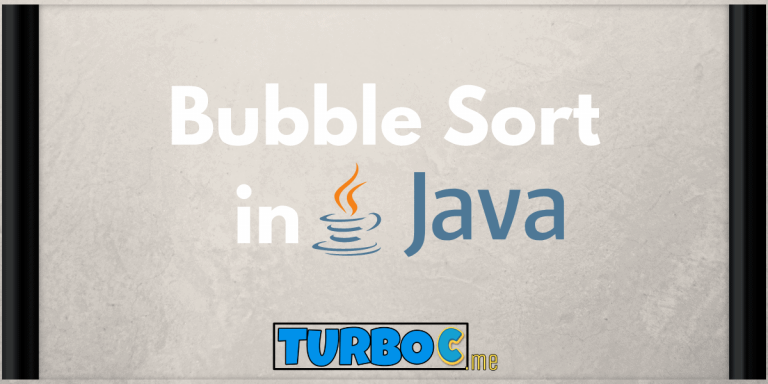 Bubble Sort in Java ( With Code & Example ) - Page Start