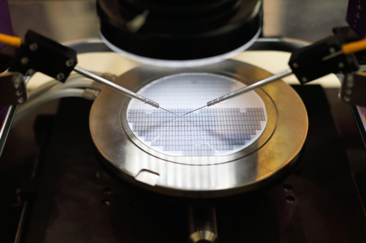 Testing methods for wafers